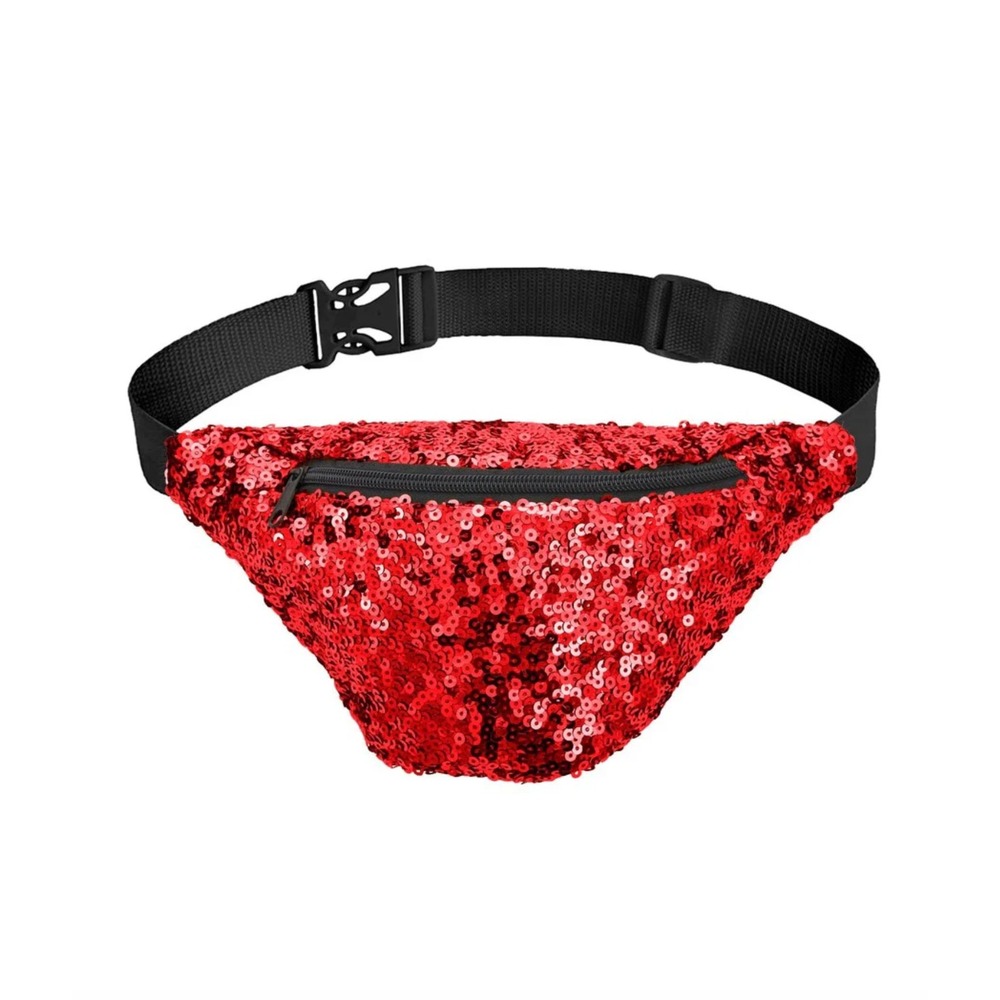 Tipsy‎ Elves Red Sequin Fanny Pack GREAT FOR JULY 4TH!